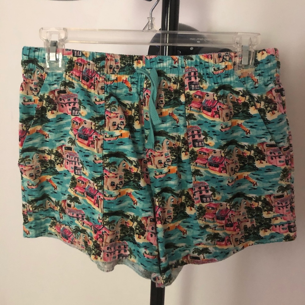 F21 Tropical Printed Shorts